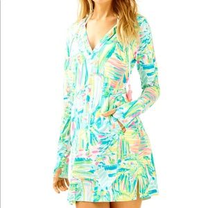 Lilly PulitzerRylie Cover Up Dress Sea Salt & Sun
